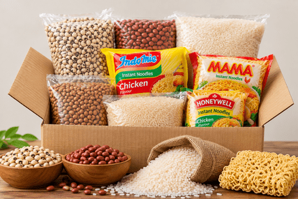 beans,rice and noodles