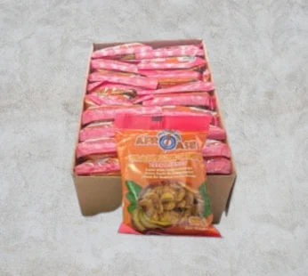 Plantain Chips Extra Sweet Box  20x80g– Afroase